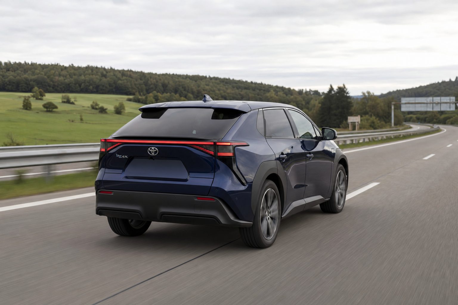 VTC LEMIGO sur l'A31 en direction de l'aéroport de Luxembourg — Toyota bZ4X 2026